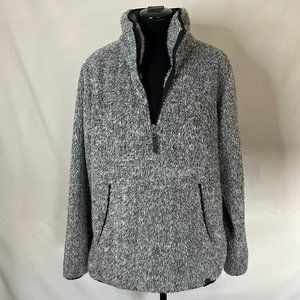 Womens Life Integrity Earth Large Grey speck Pullover Fleece